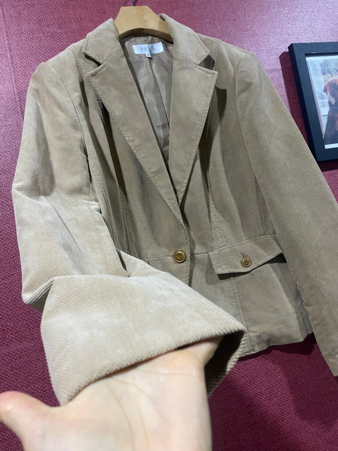 아이린쉴러 베이지 자켓 상품이미지4