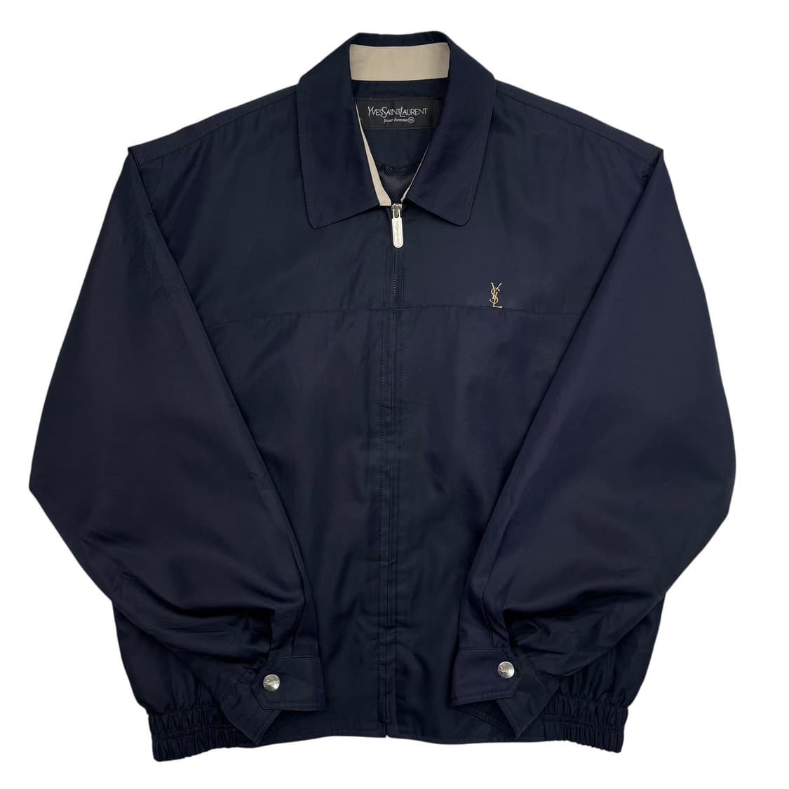 입생로랑 폴리쉘 네이비 블루종 자켓 M 상품이미지1