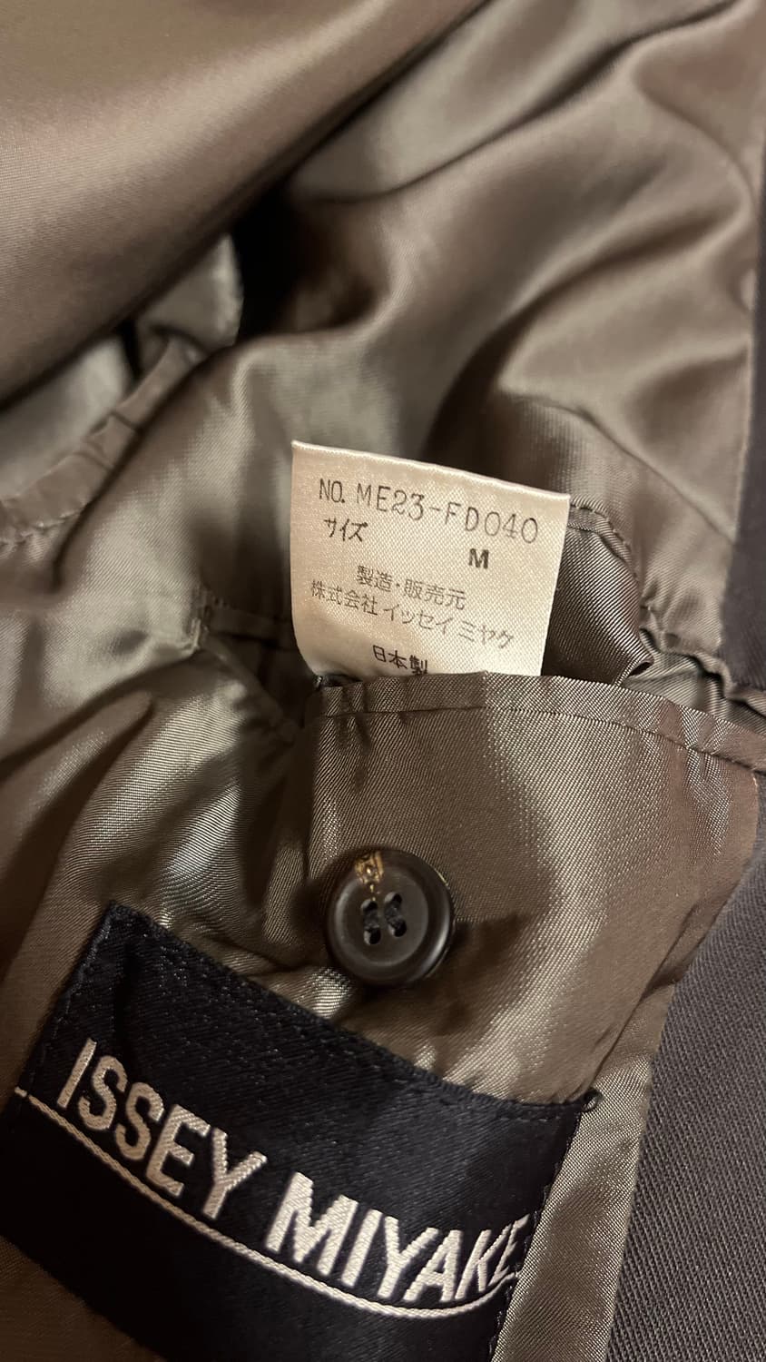 92aw 이세이 미야케 더블 숄카라 블레이저 m 상품이미지3