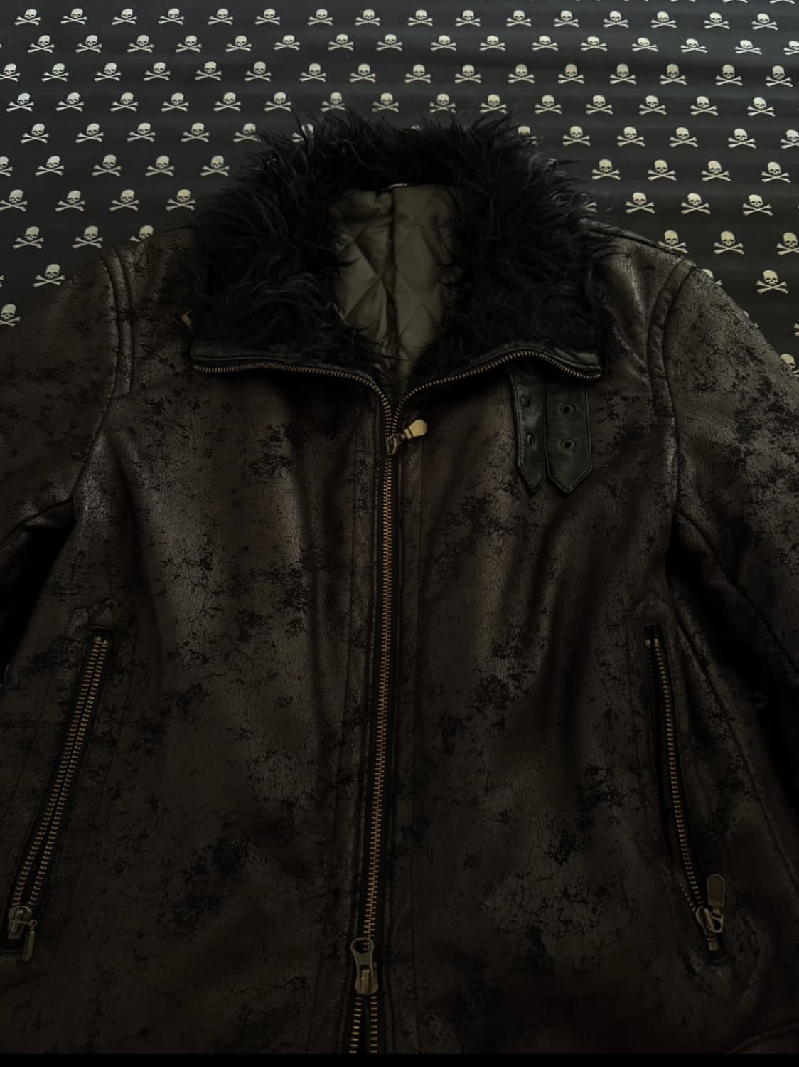 토네이도 마트 아카이브 퍼 레더자켓 상품이미지3