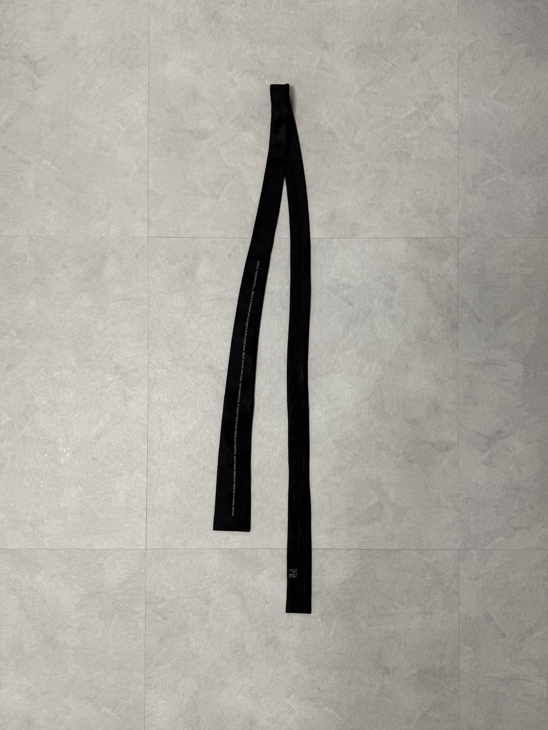 요지 야마모토 S'YTE 레터링 타이 블랙 상품이미지2