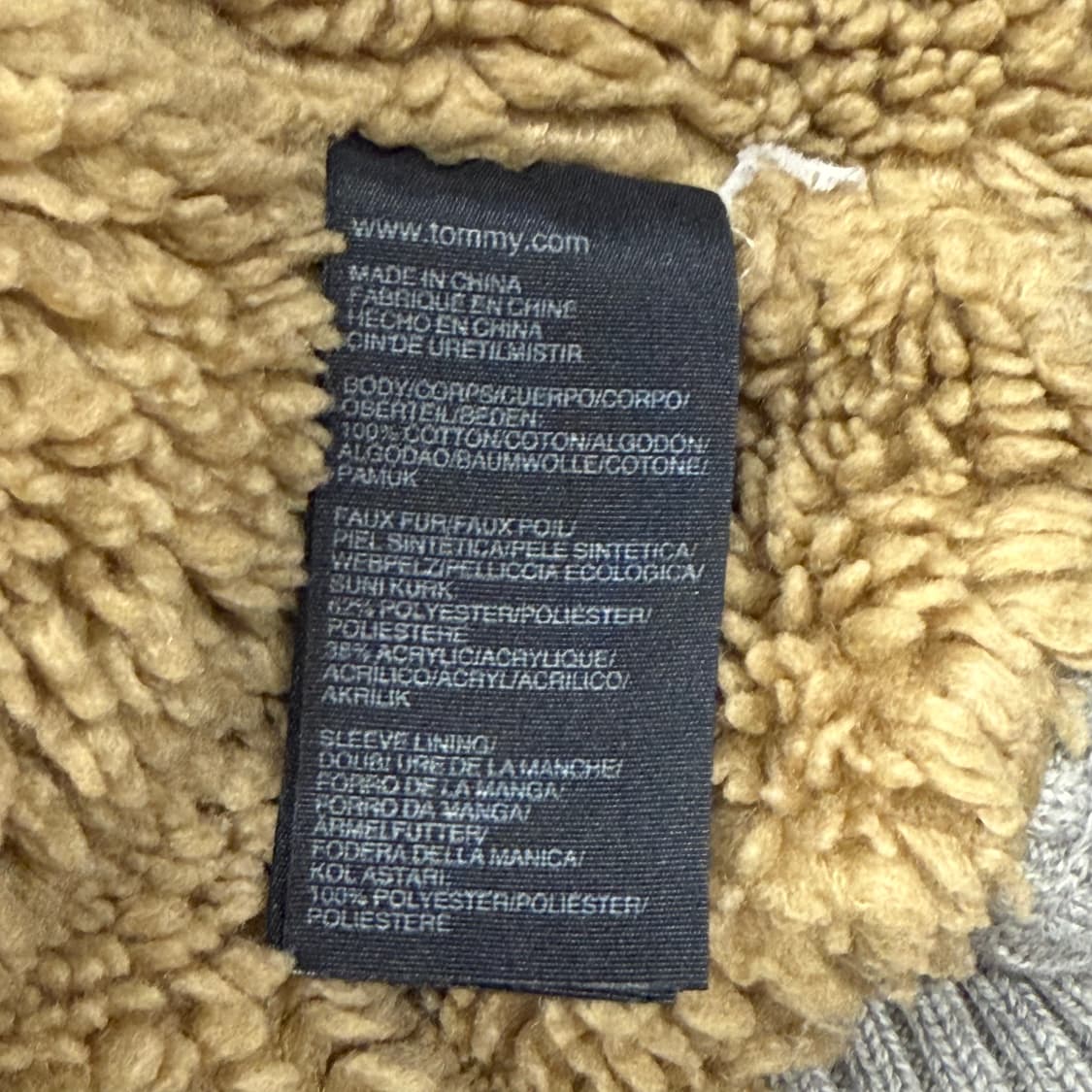 타미힐피거 울프 털 니트 집업  상품이미지6