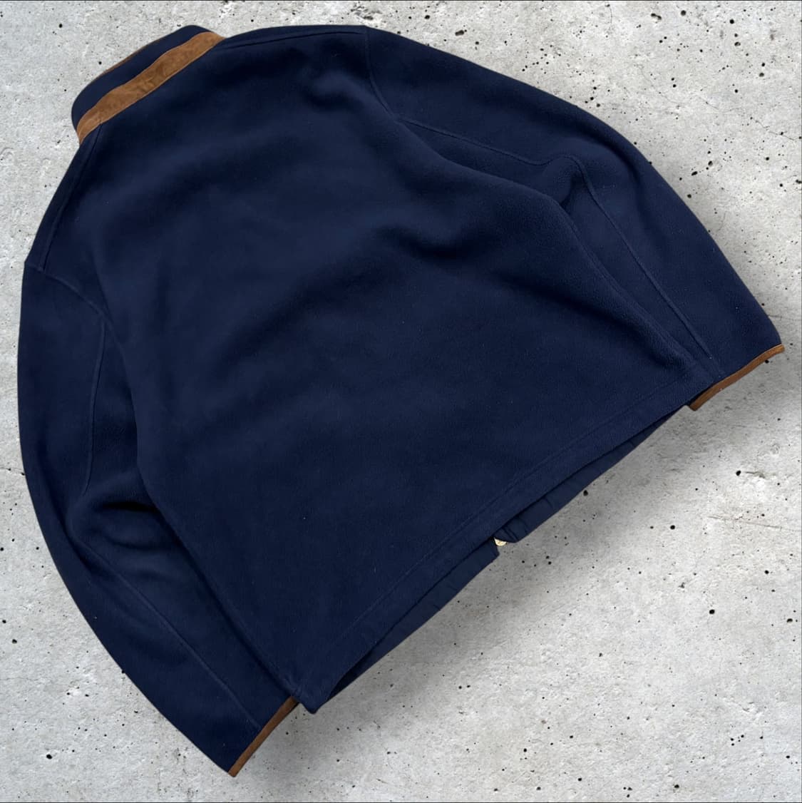 [XL] 90s 폴로랄프로렌 헌팅 플랩 버튼 네이비 플리스 자켓 B849 상품이미지2