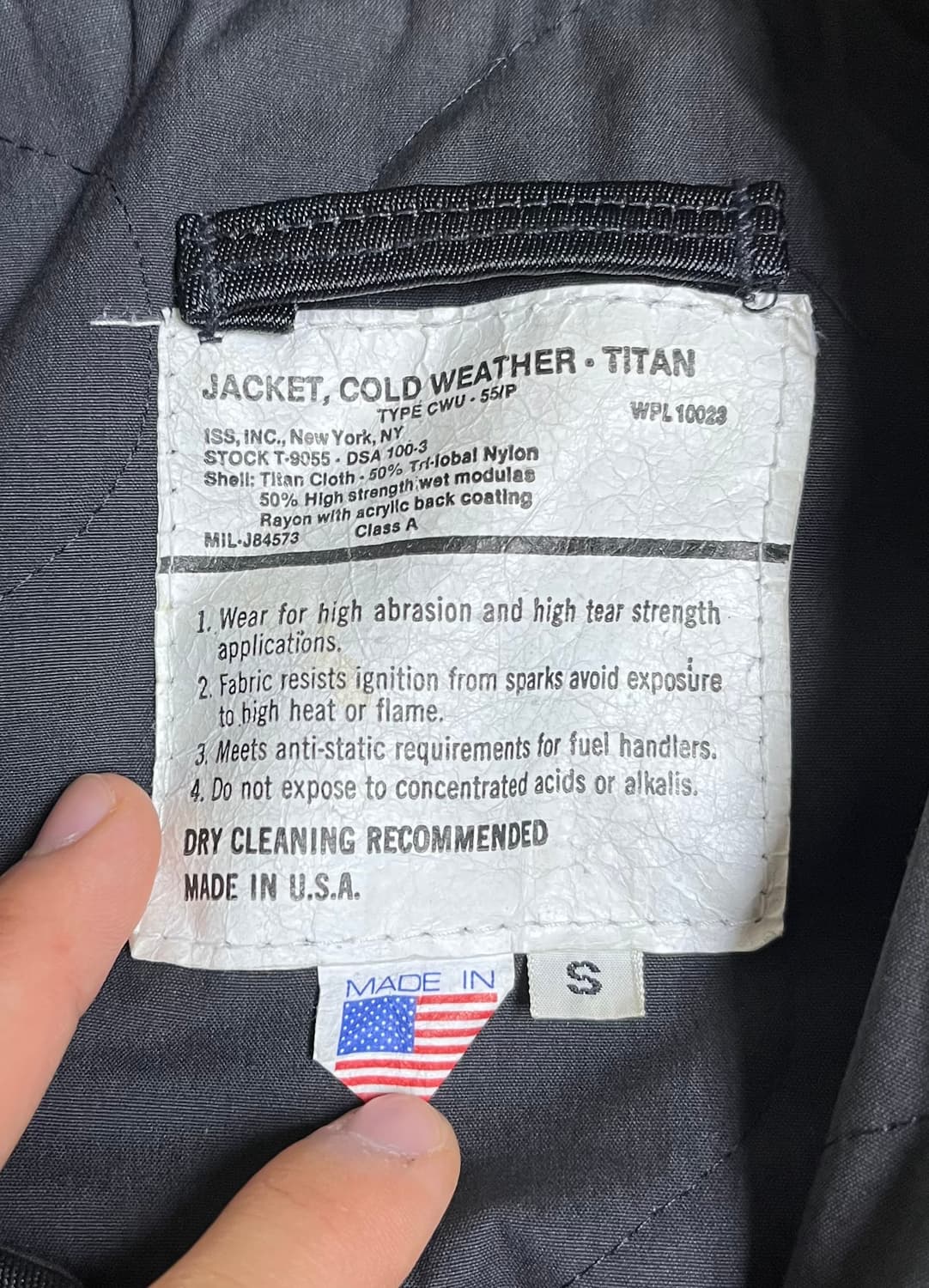 (M) 90‘s cwu-55p 스피왁스 자켓 판매합니다 상품이미지5