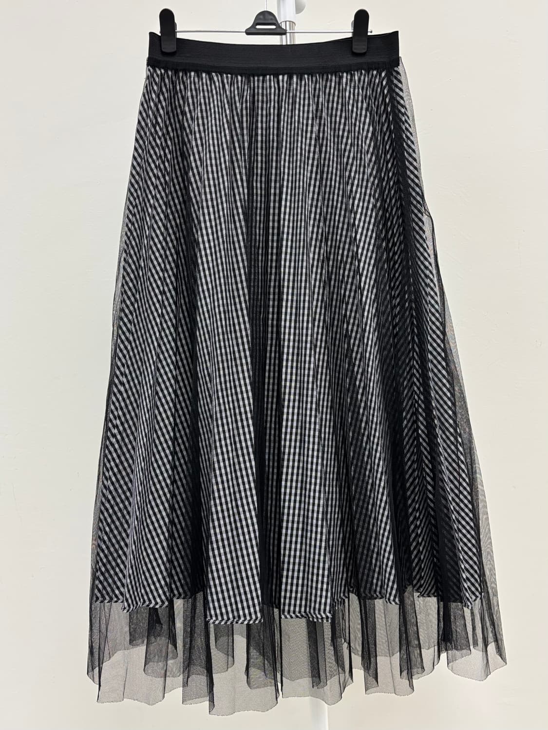 빈티지 리버시블 블랙 샤 스커트 상품이미지5