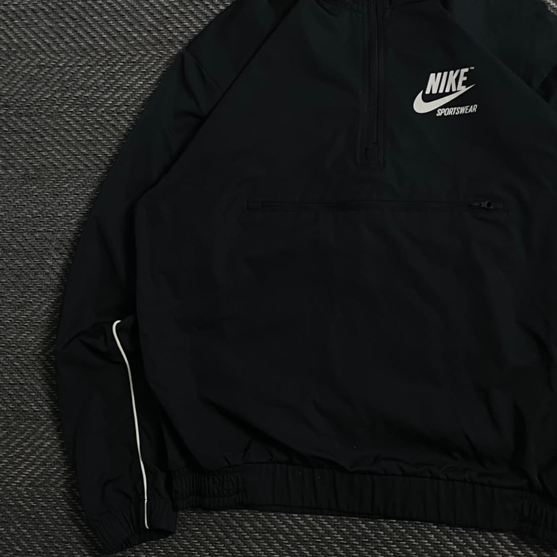 나이키 빅로고 블랙 우븐 아노락 웜업y 4227 상품이미지4
