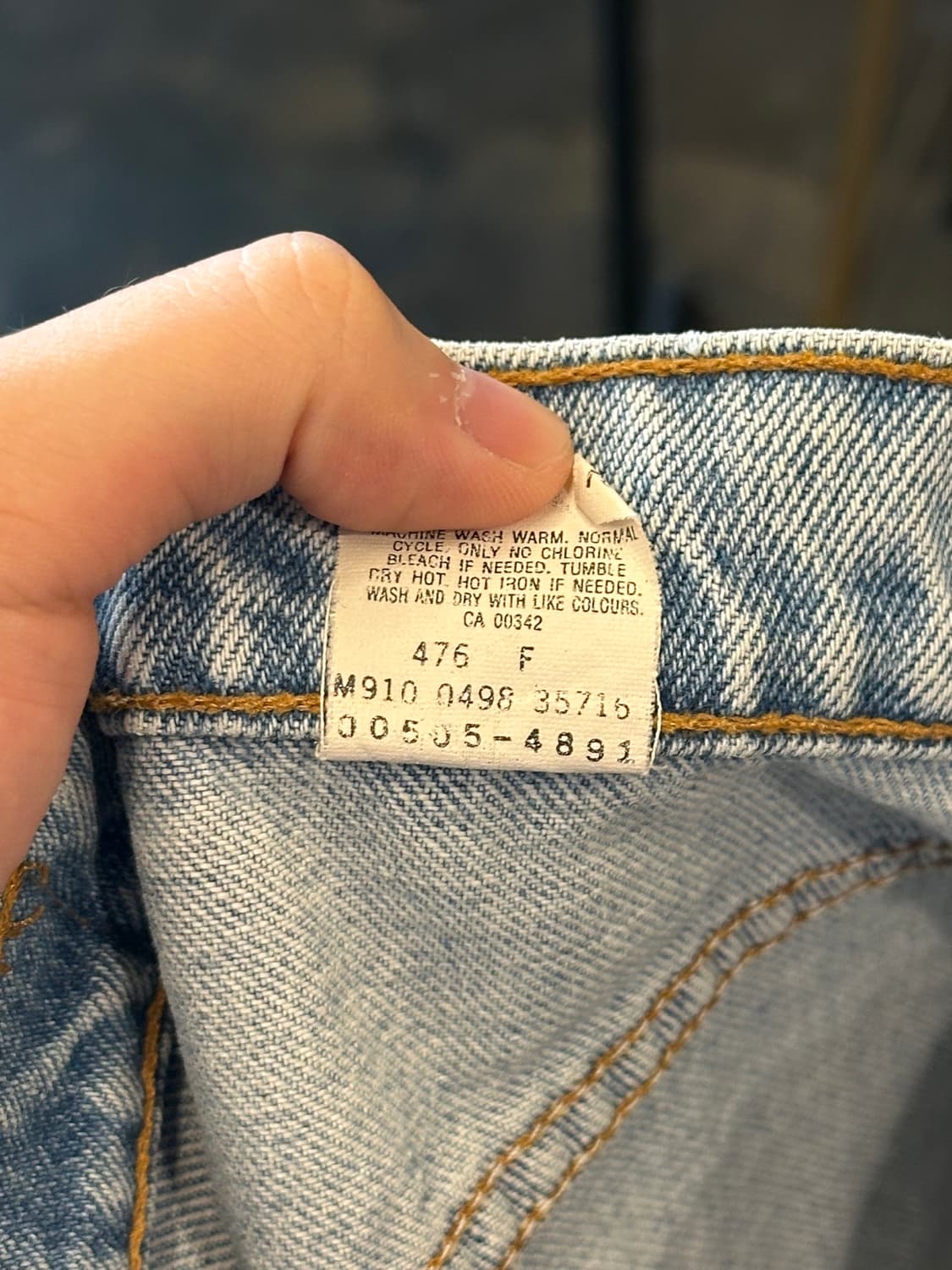 90s Levis 리바이스 505 W29 L32 상품이미지4