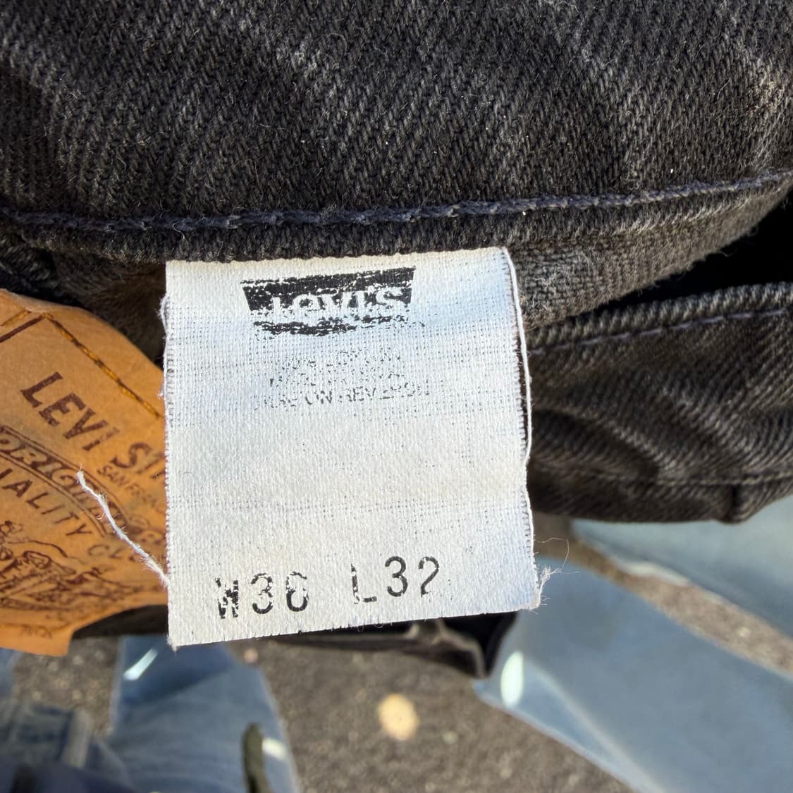 90s USA 빈티지 리바이스 517 블랙 W36 L32 상품이미지9