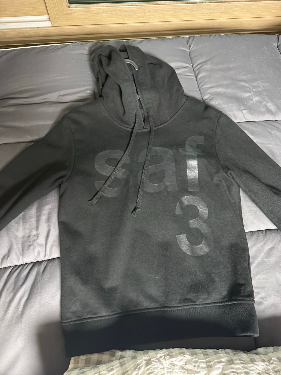 사파리스팟 우먼 1/2 베이직 사파리 후드 블랙 상품이미지2