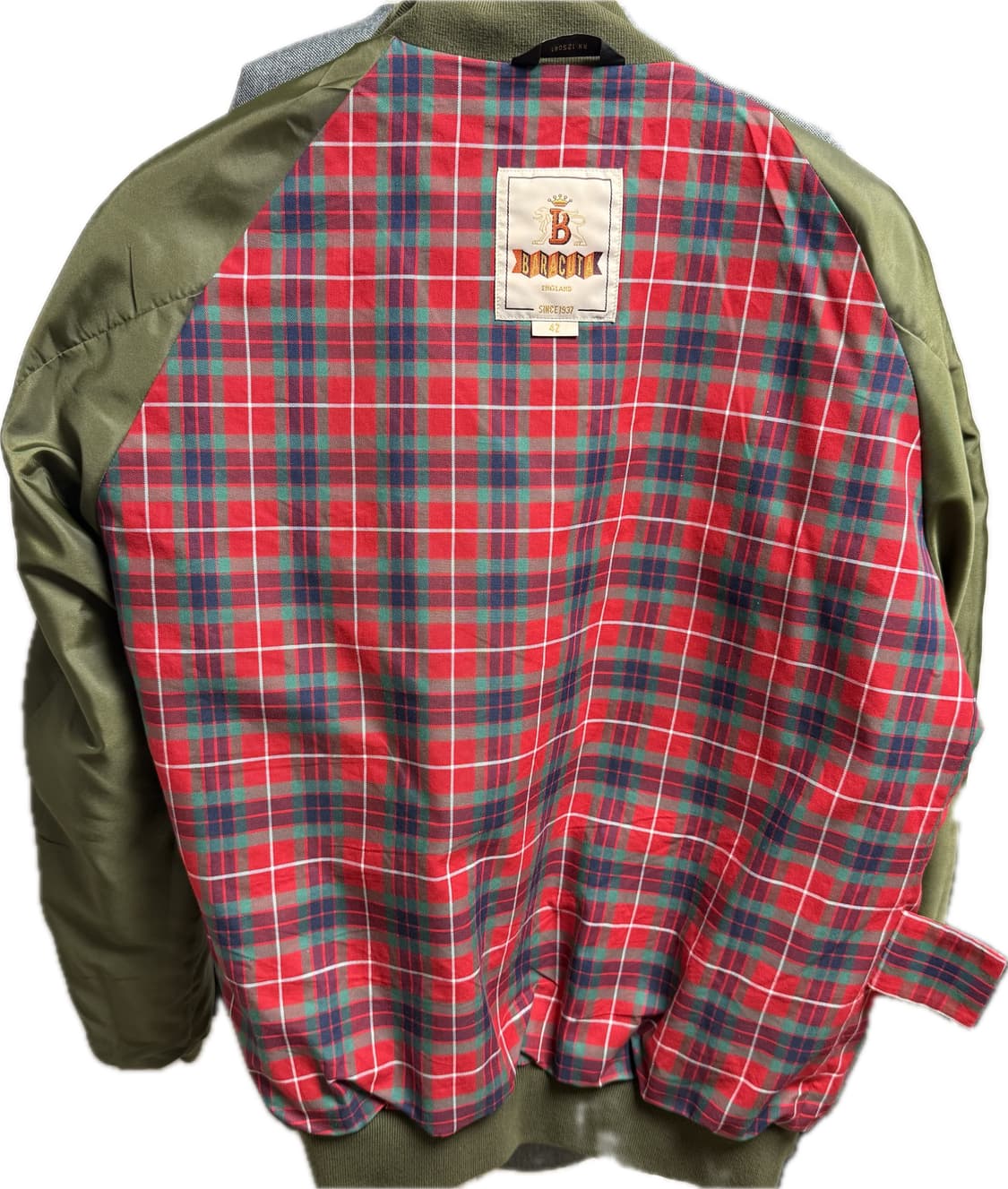 바라쿠타 G9 해링턴 자켓 클래식핏 42(103) Beech(아미그린) 상품이미지2