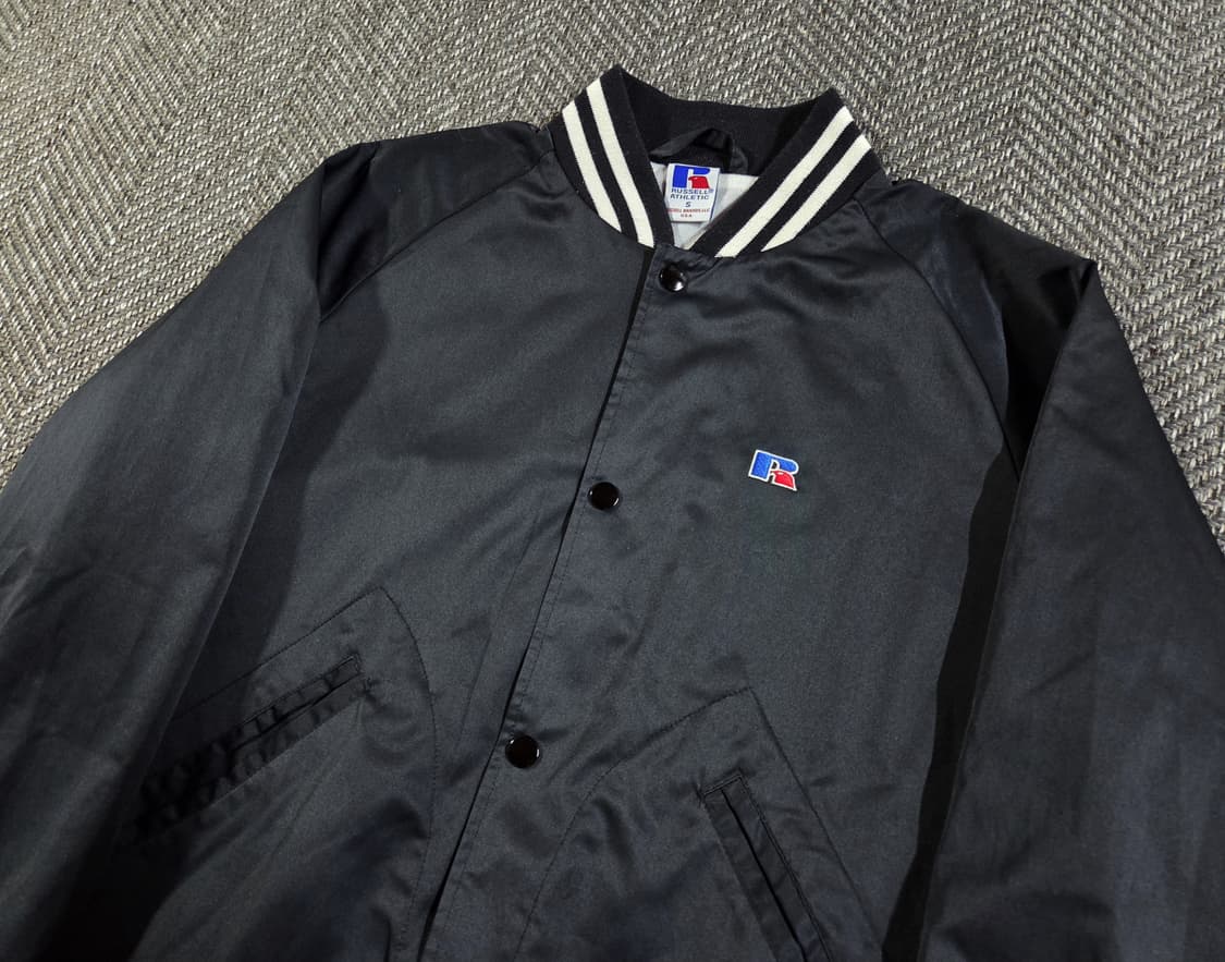 러셀 Russell 블랙 스타디움 바시티 자켓
 상품이미지3