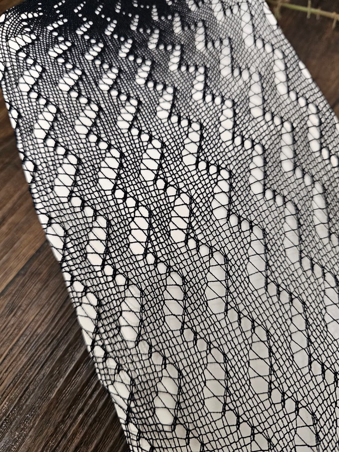 Japan 여리 블랙 망사 스타킹 상품이미지2