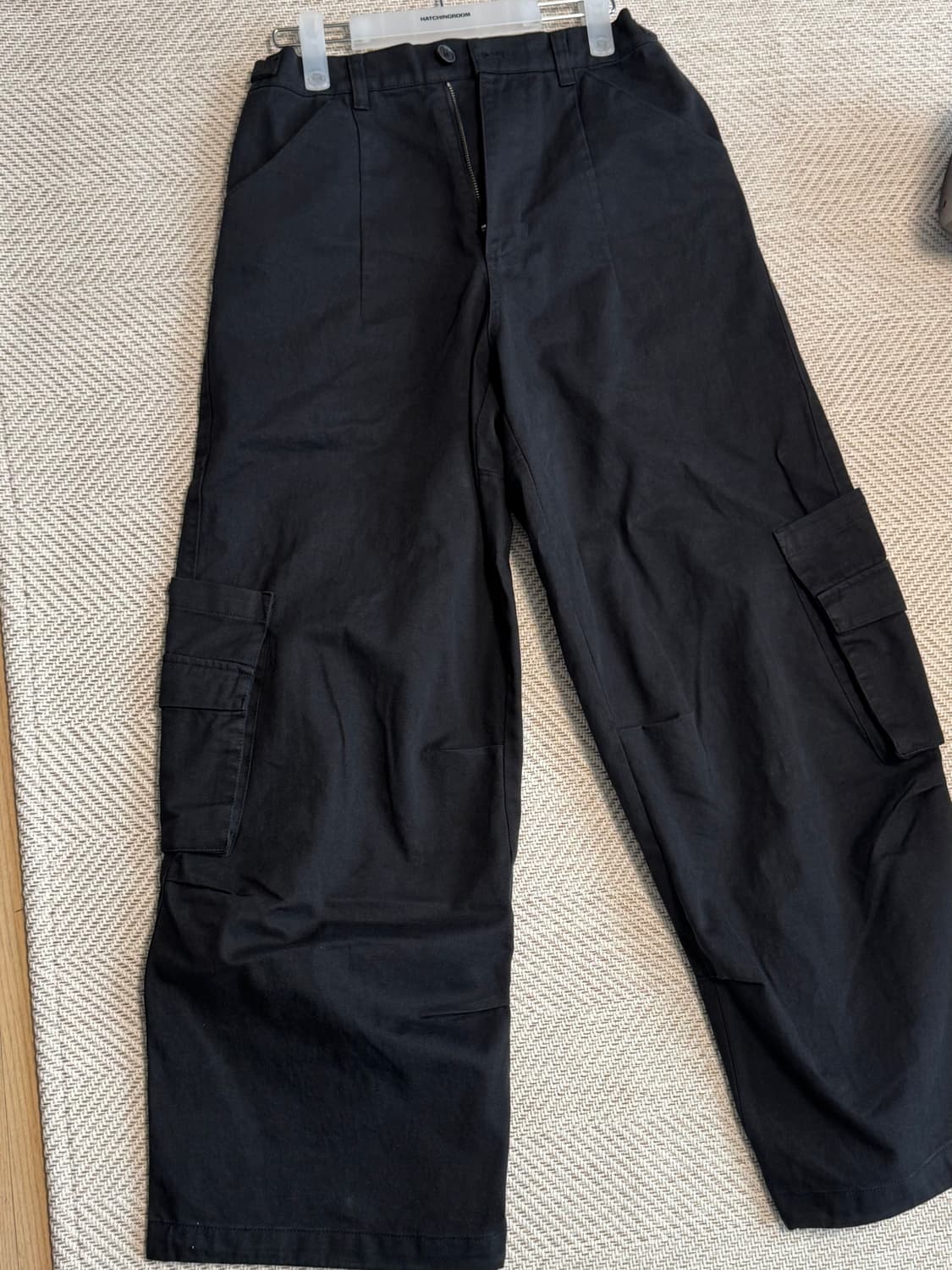 2) 해칭룸 카고치노 팬츠 블랙 상품이미지2