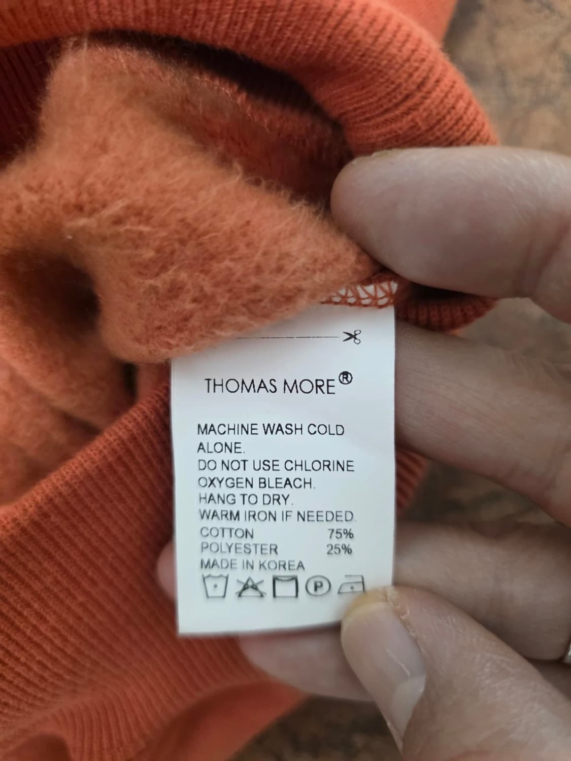 토마스모어 오버핏 기모 후드티 M 상품이미지10