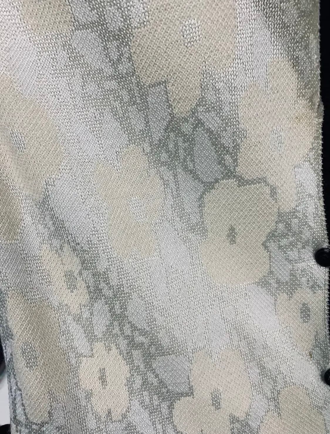 세인트존 St. John 아이보리색 레이스 엔틱 가디건 S 상품이미지4