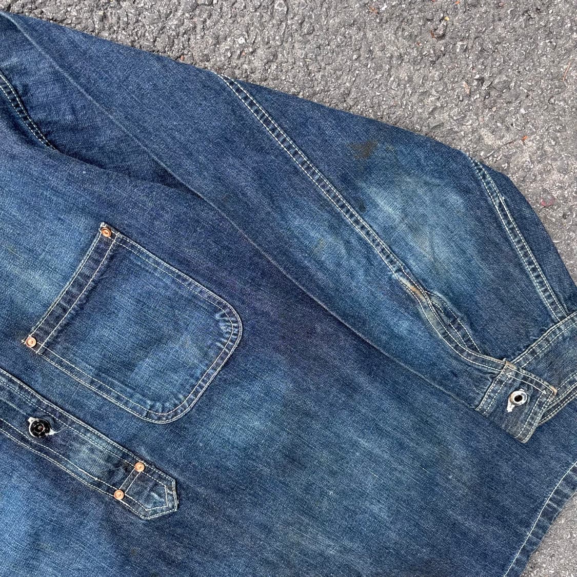 일본 슈가케인 풀오버 셔츠 상품이미지6