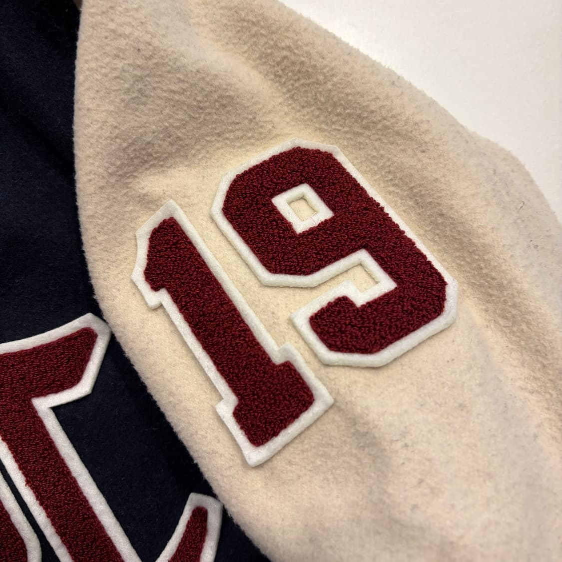 [L] 챔피온 울 혼방 네이비 스타디움 자켓 C655 상품이미지5