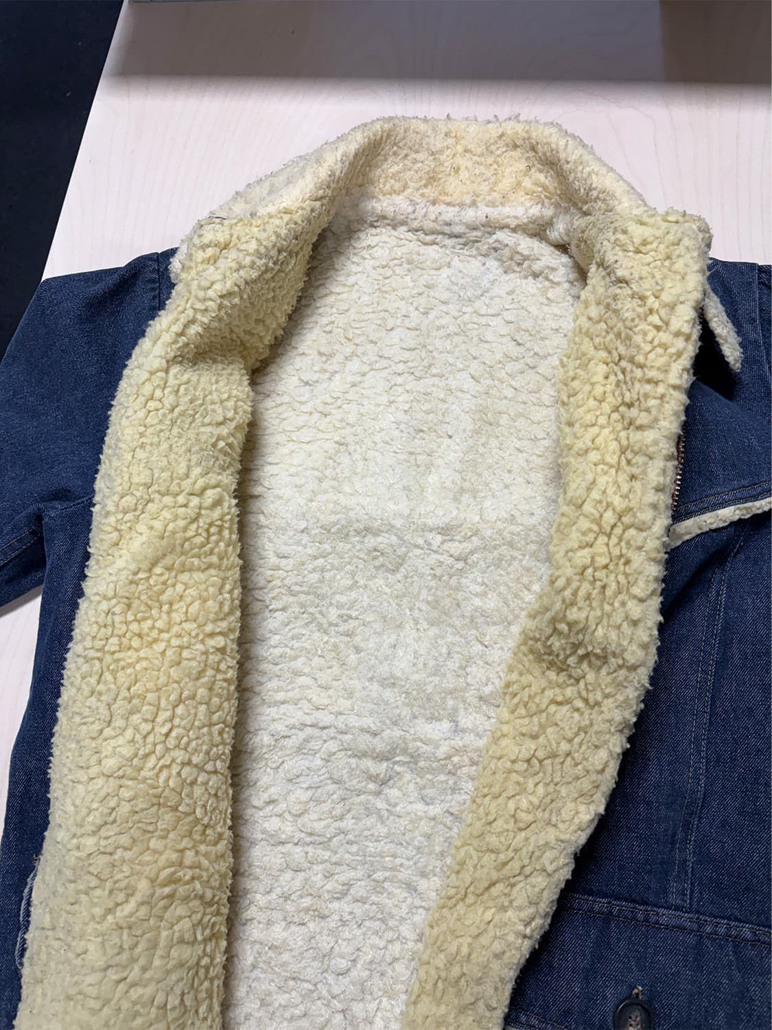 70s USA 웨스턴 시어링 데님 자켓 상품이미지9