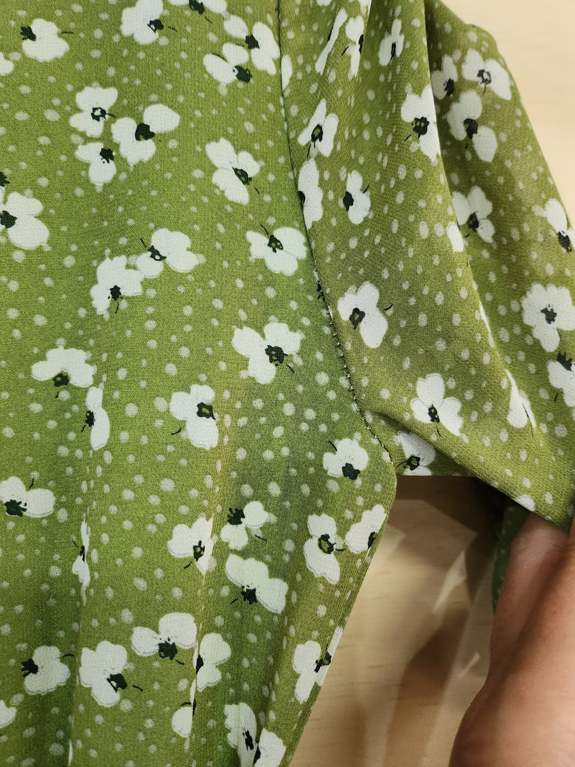 176) 플라워 쉬폰 롱 원피스 상품이미지7