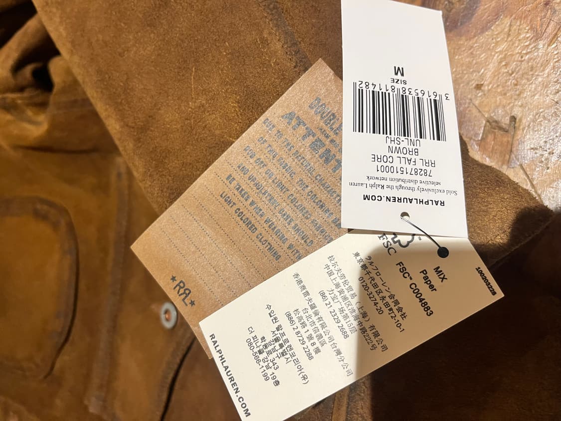 rrl 러프아웃 M 새상품 팝니다 상품이미지4