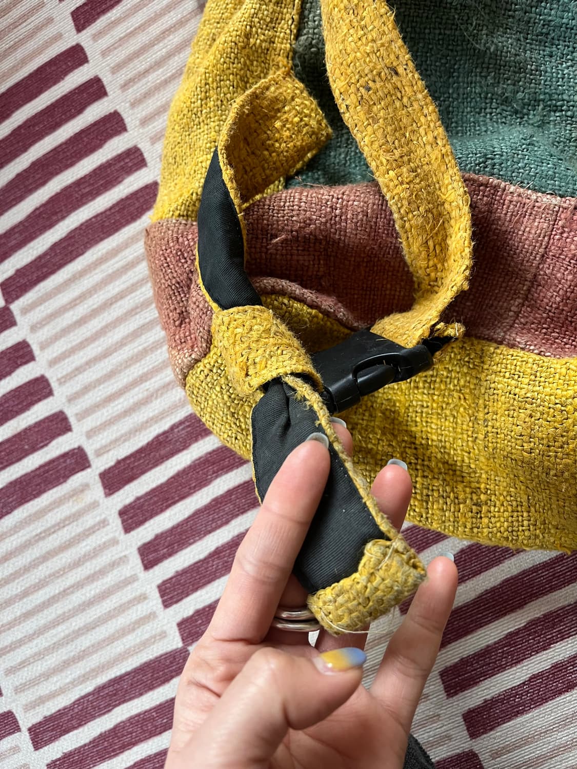 네팔 햄프 백팩 상품이미지6