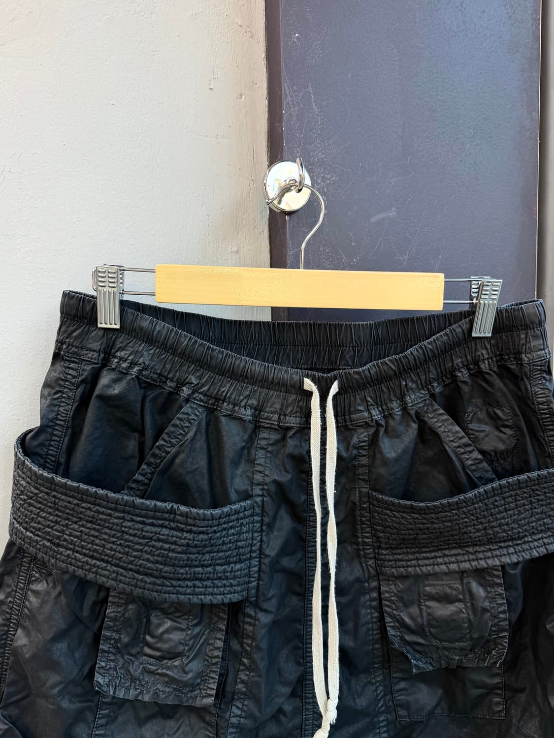 32/ 릭오웬스 다크쉐도우 코팅 태권도 반팬츠 상품이미지3