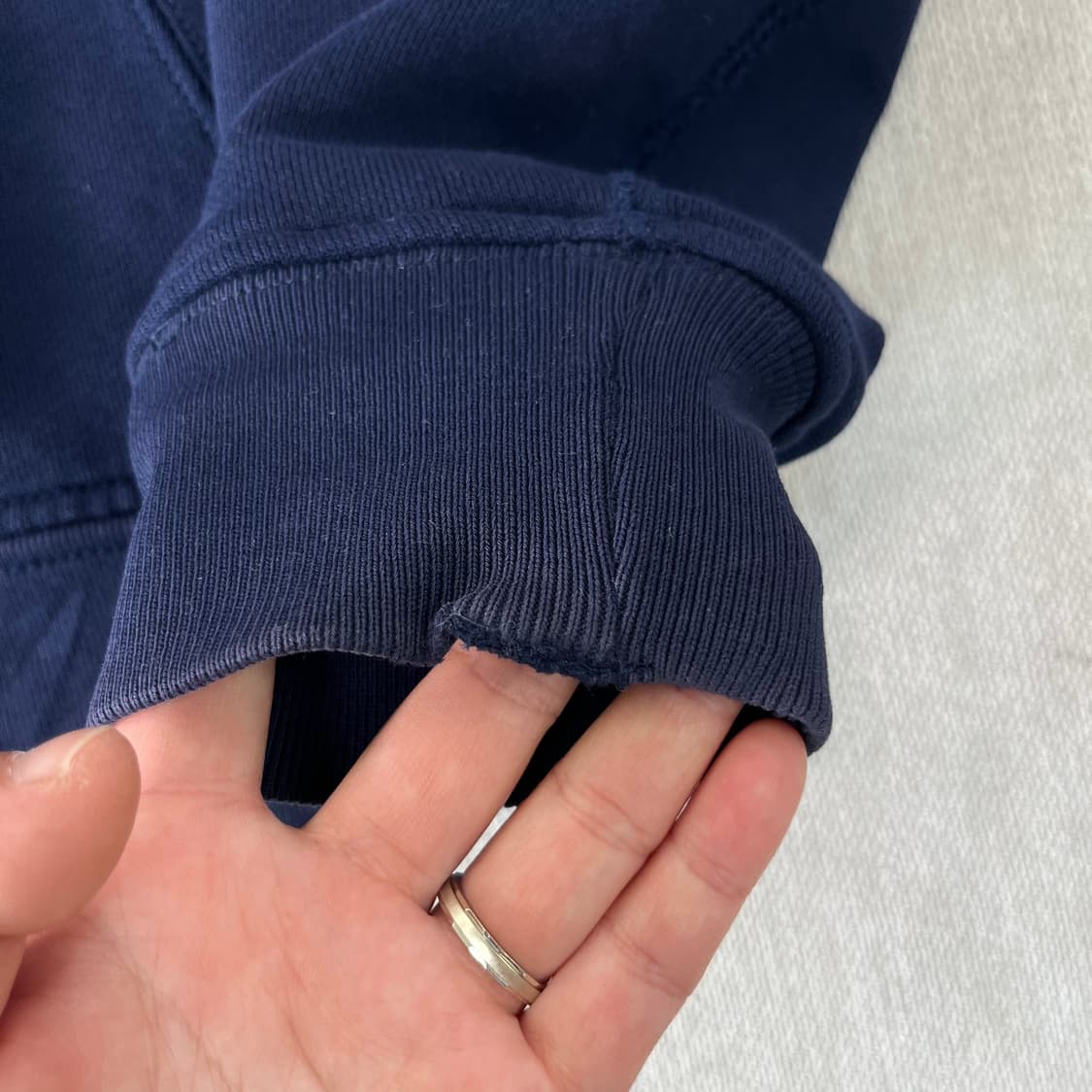 95 폴로랄프로렌 와플 네이비 후드집업 상품이미지5