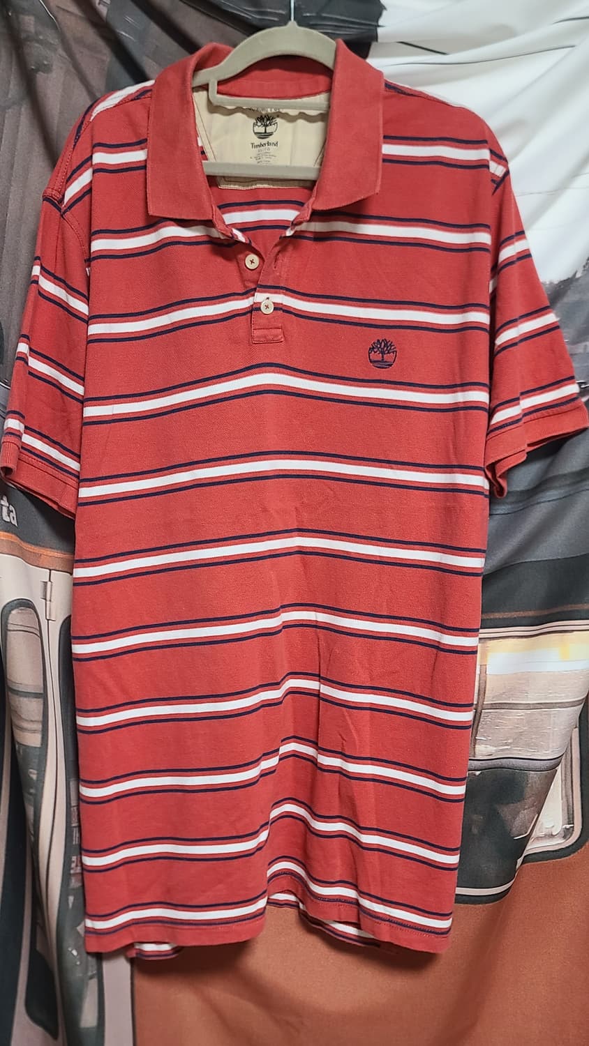 팀버랜드 빅사이즈 반팔 카라티  상품이미지1