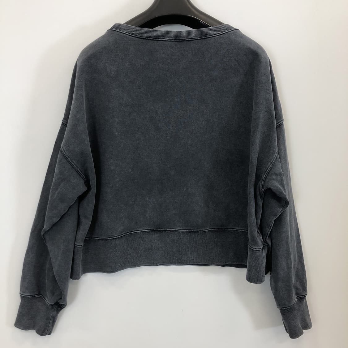 올세인츠 피그먼트 워시드 크롭맨투맨 S 상품이미지4