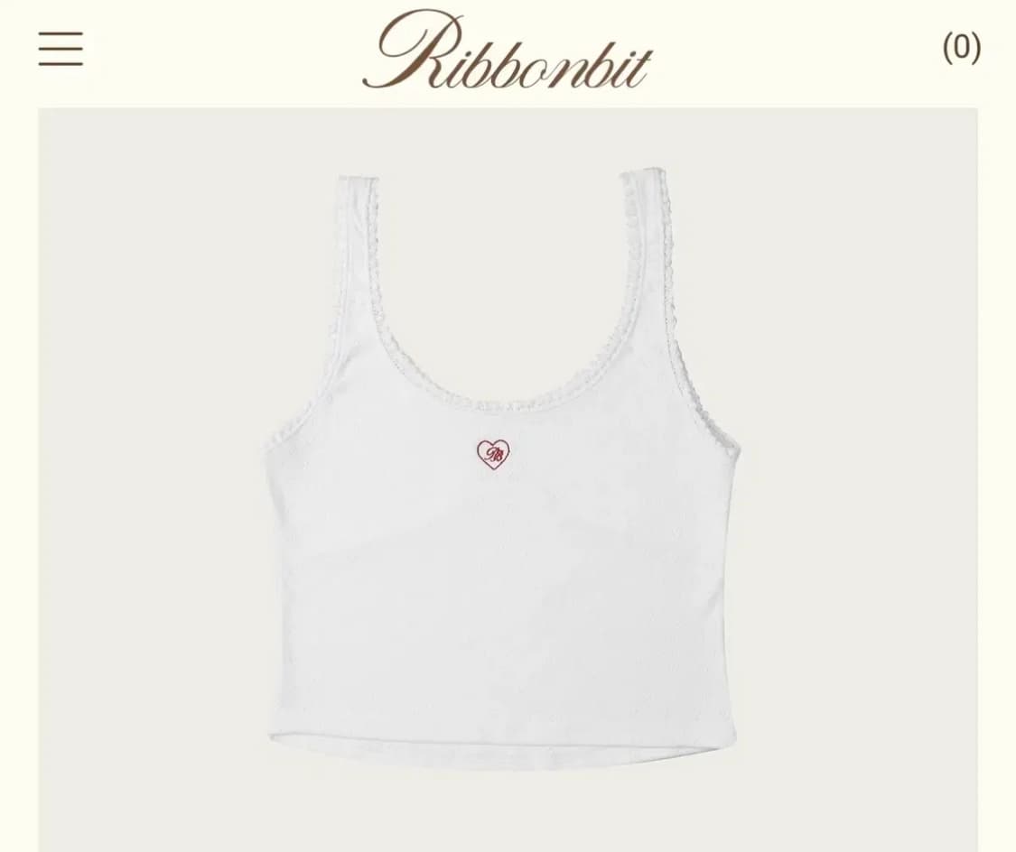 리본빛 Eyelet Lris Sleeveless 아일렛슬리브리스 상품이미지1