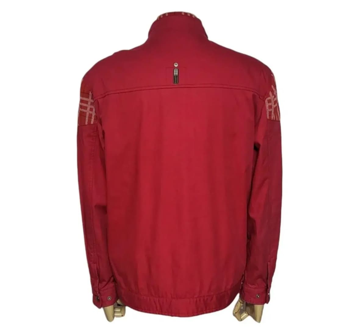 (L) 버버리런던 체크 디테일 블루종자켓 버버리자켓 상품이미지6