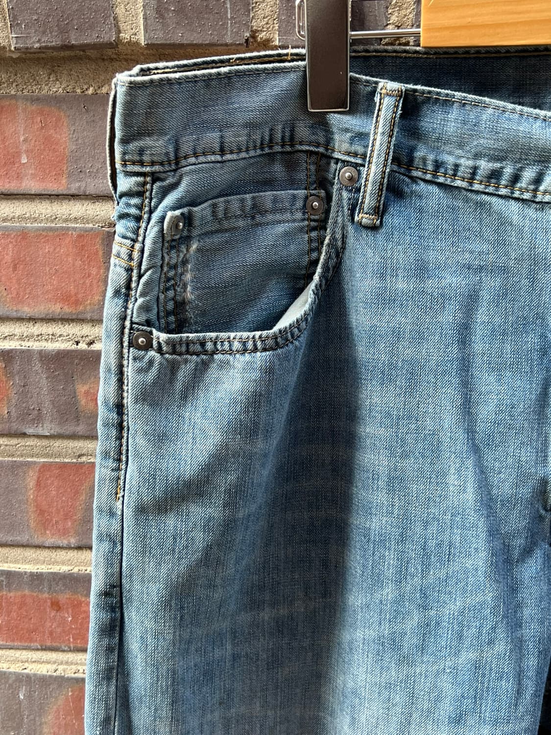 [36x32] 리바이스 569 루즈 스트레이트 Y2K 데님 팬츠 상품이미지3