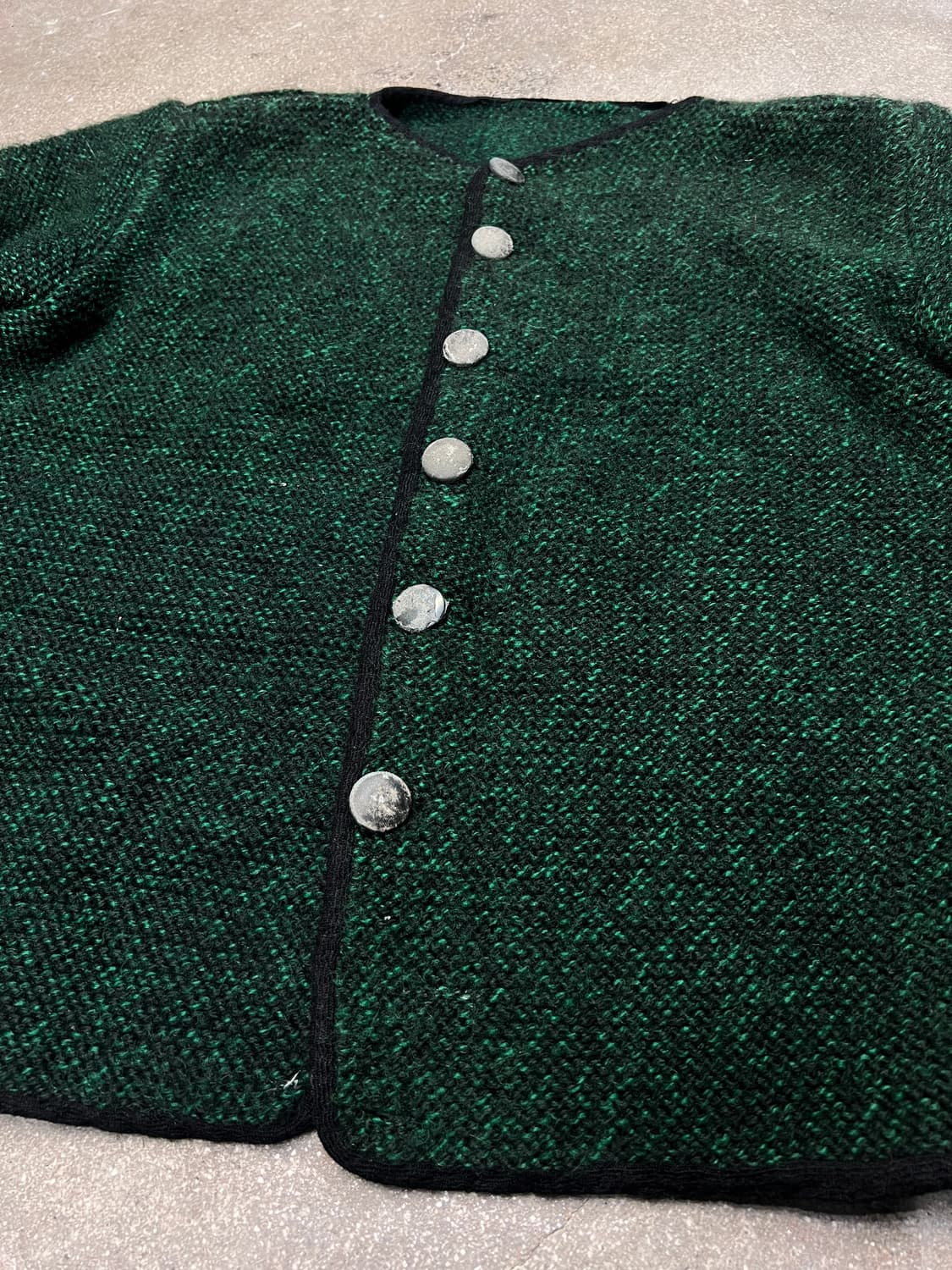 빈티지 헤비울 니트 가디건  상품이미지2