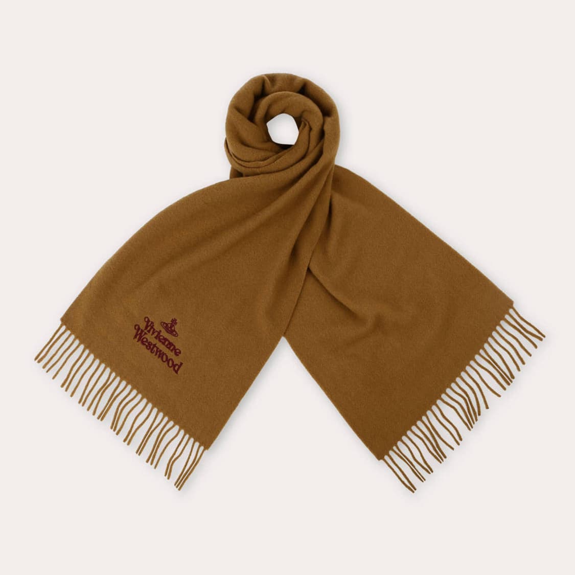 비비안웨스트우드 로고 울 머플러 상품이미지2