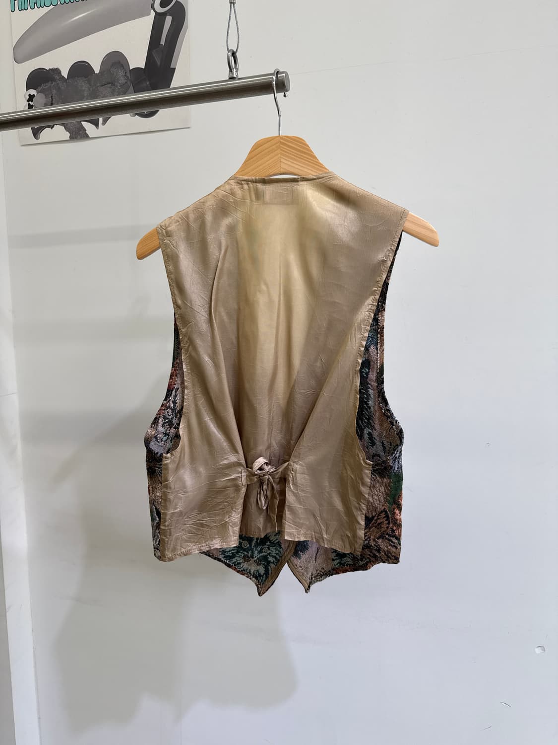 빈티지 FACETS (Made in USA) 자카드 베스트  상품이미지5