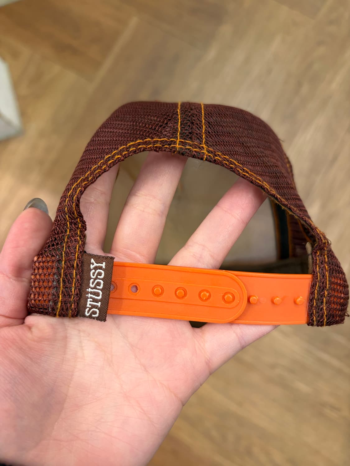 올드 스투시 메쉬캡 상품이미지2