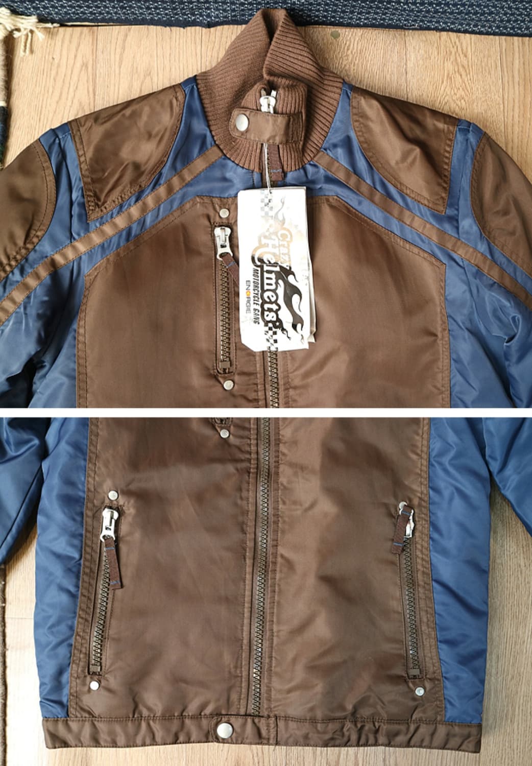 00s energie crazy helmets Y2K 감성 라이더 자켓
 상품이미지2