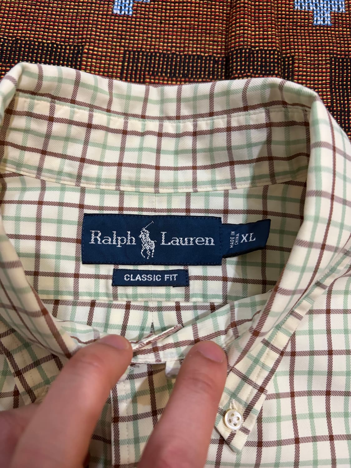 XL) 폴로 랄프로렌 클래식핏 체크 셔츠 상품이미지5