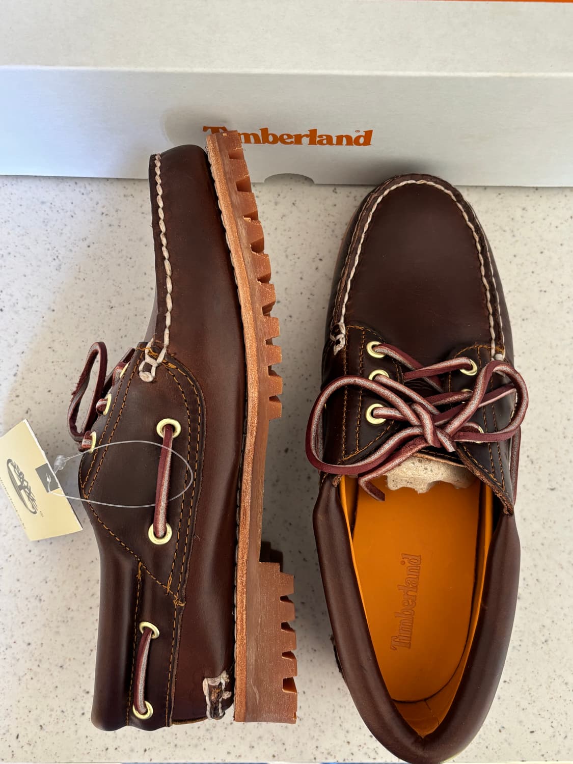 팀버랜드 Timberland 여성 클래식 3아이 보트슈즈 / 230사이즈 상품이미지3