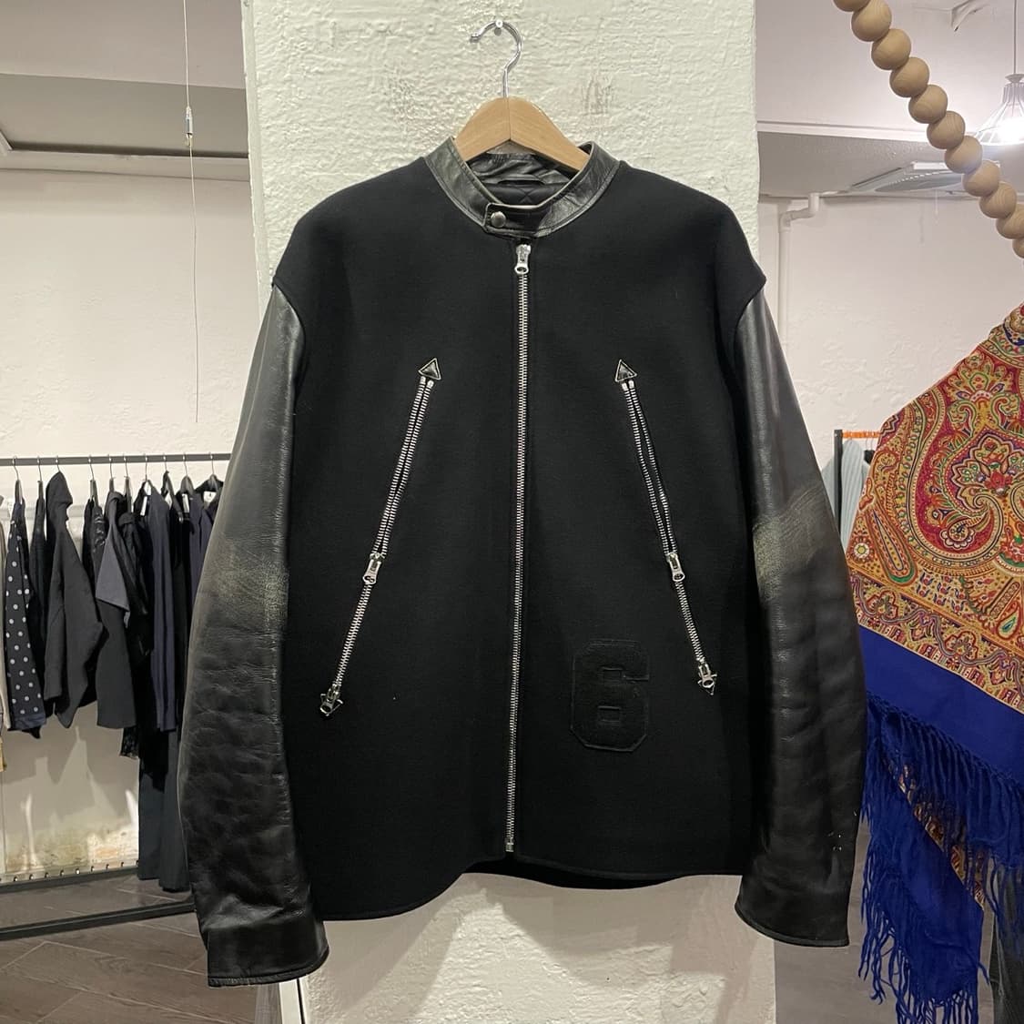 마르지엘라 MM6 5-zip 바시티 자켓 상품이미지1