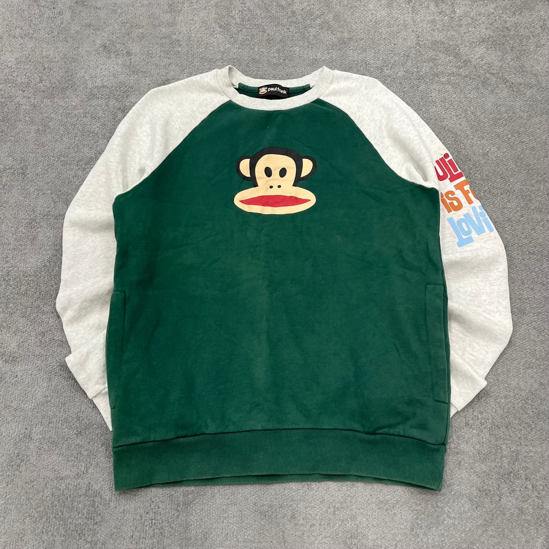 M 폴프랭크 그린 맨투맨 상품이미지1