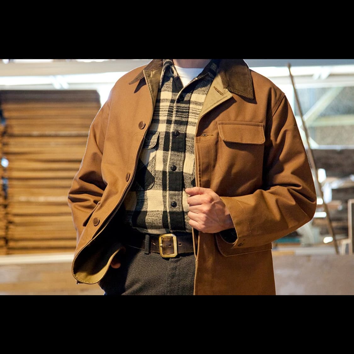 트로피클로딩 덕 헌팅 자켓 그린 40사이즈 Trophy Clothing 상품이미지2