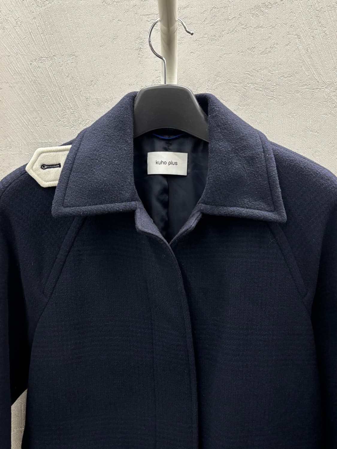 kuho plus 구호플러스 롱코트 네이비 1 상품이미지3