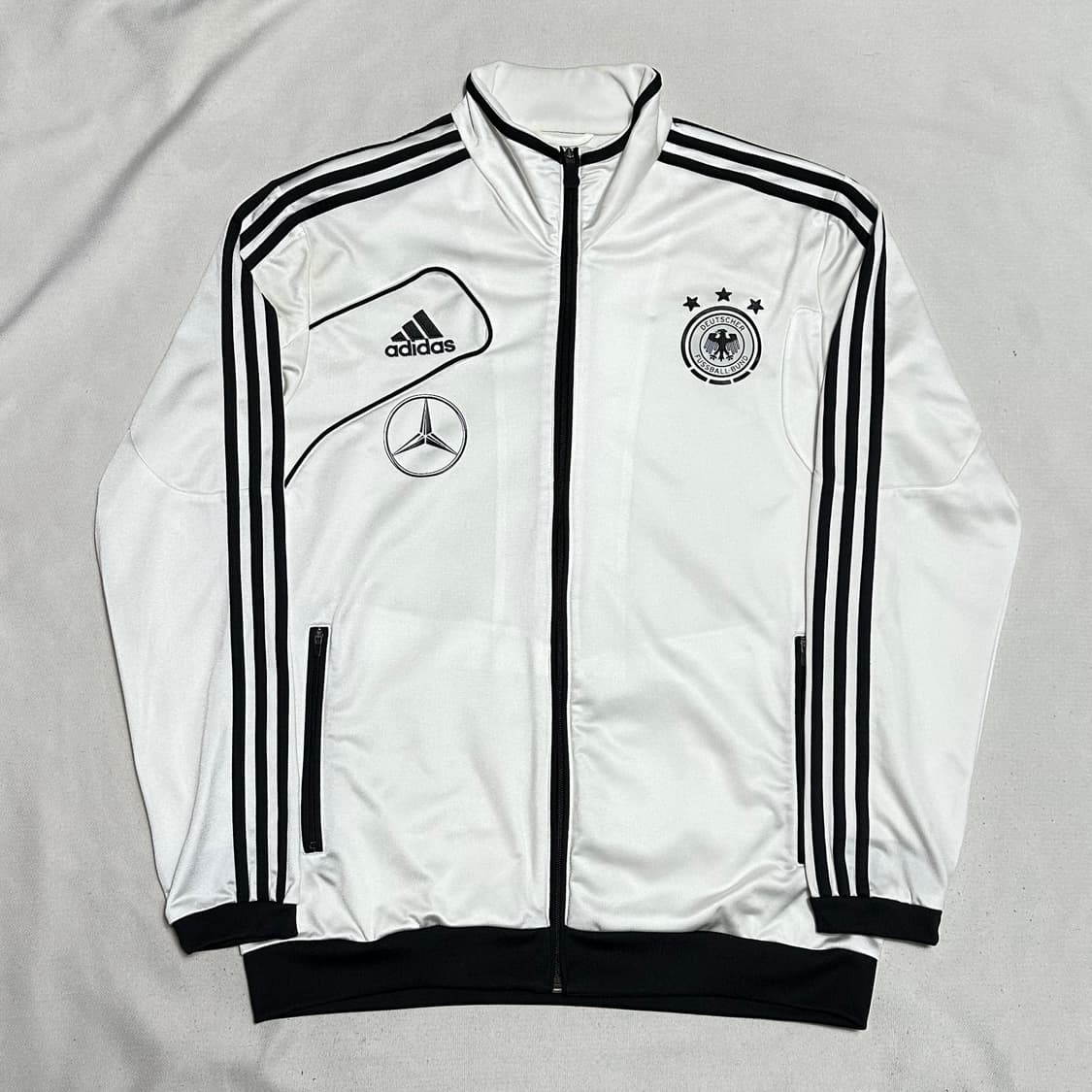 M 아디다스 독일 국대 벤츠 화이트 트랙탑 상품이미지2