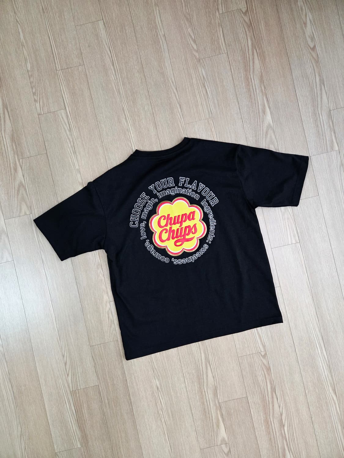 추파춥스 블랙 자수 티셔츠 상품이미지4