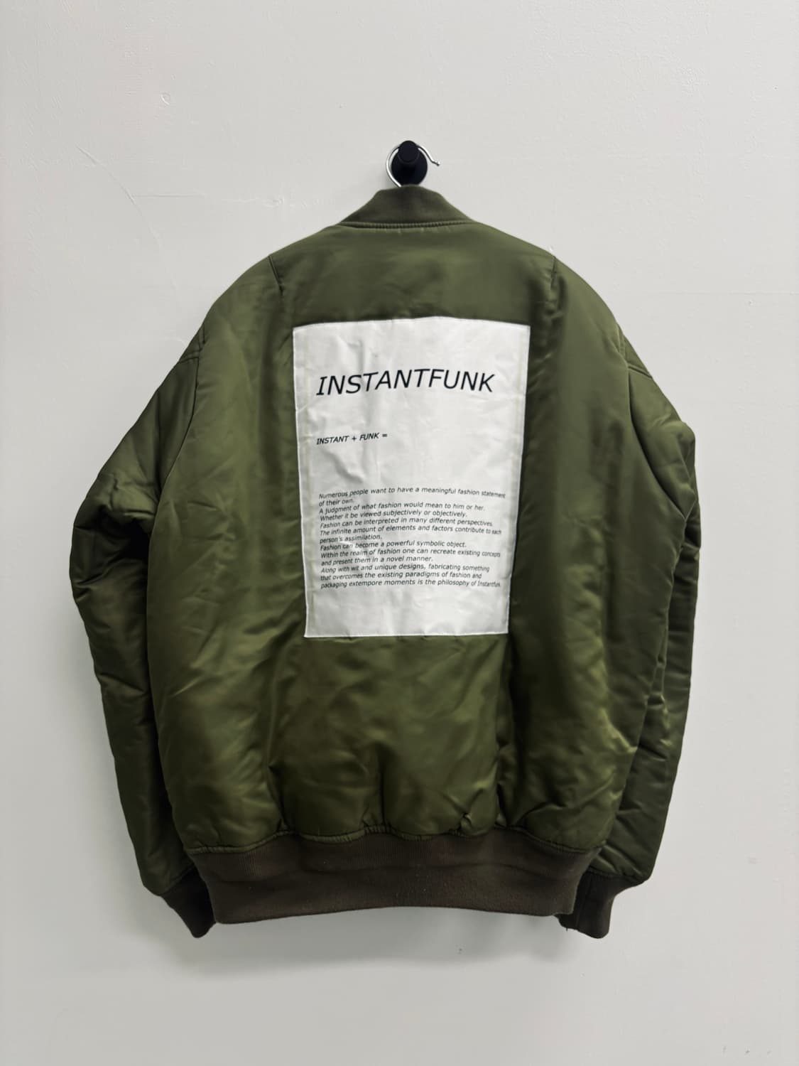 프론트로우 & 인스턴트펑크 리버시블 램스킨 MA-1 자켓 상품이미지5