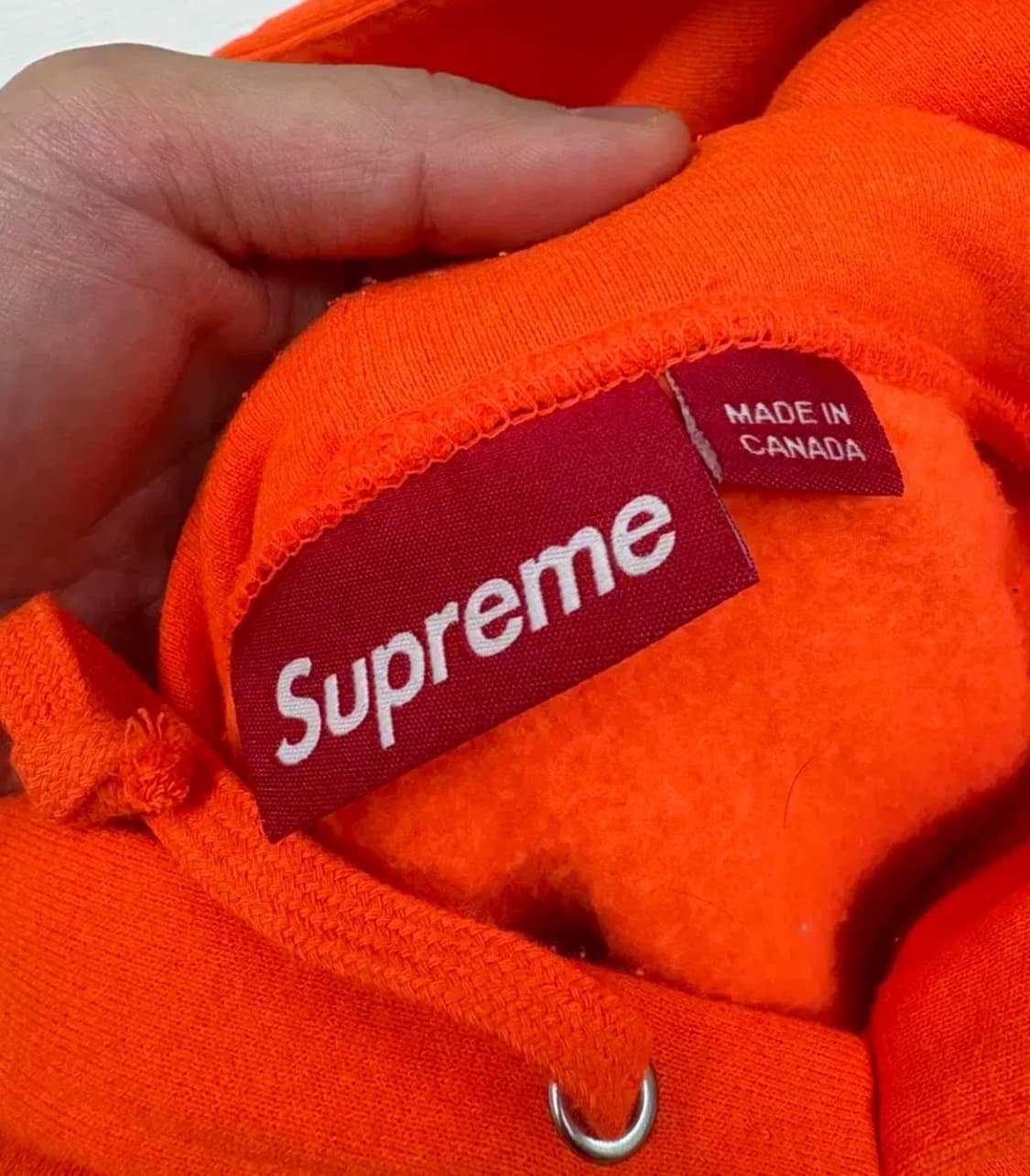 슈프림 스몰박스 로고 후드 M 사이즈 상태 9.8/10  진짜 실물 색감 상품이미지3