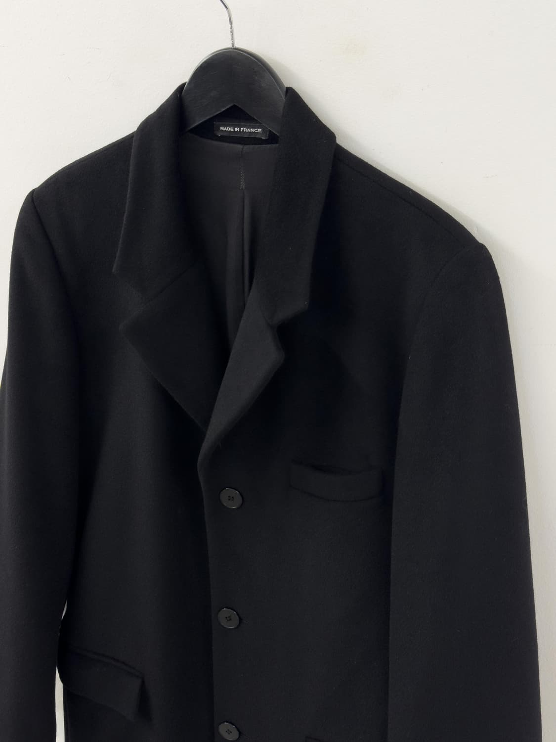 아네스베 앙고라 블랙 코트 상품이미지3