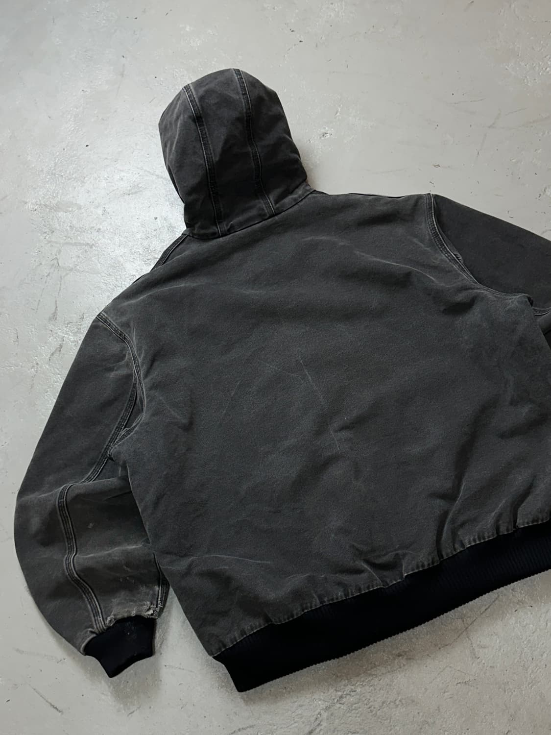 OG 칼하트 J130 BLK 액티브 자켓 칼하트 후드 자켓 상품이미지6