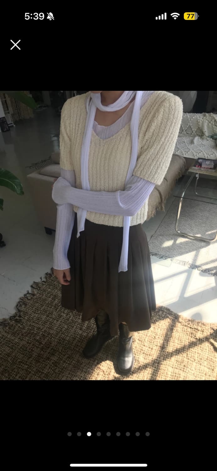 멀로이프로젝트 카야 스카프 티셔츠 상품이미지5